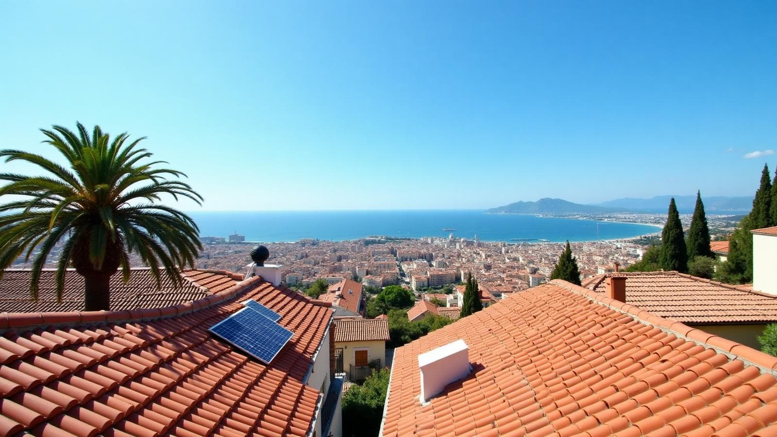 Quartier Fabron à Nice - Installation panneaux solaires